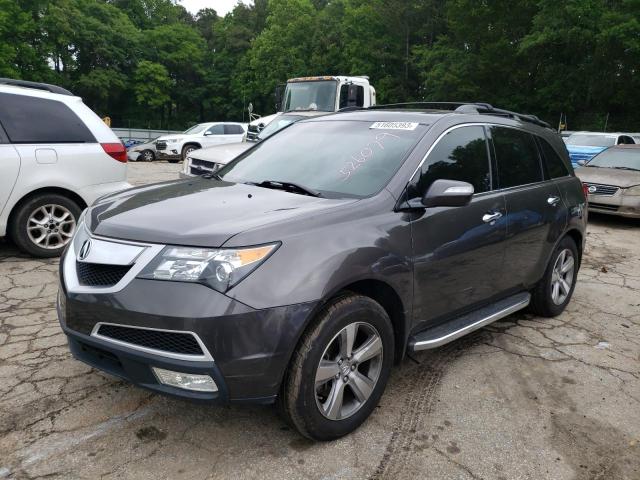 2HNYD2H3XCH526079 - 2012 ACURA MDX TECHNOLOGY GRAY photo 1