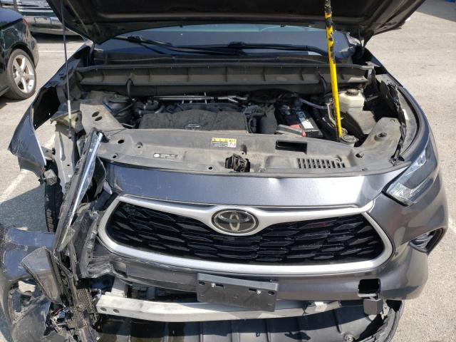 5TDHZRAH3LS504805 - 2020 TOYOTA HIGHLANDER XLE GRAY photo 12