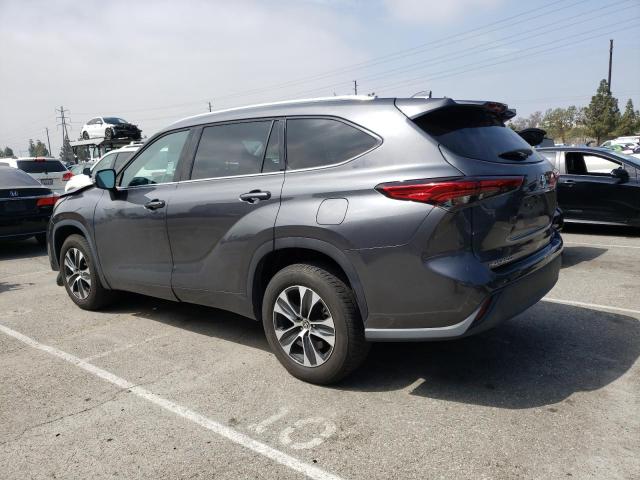 5TDHZRAH3LS504805 - 2020 TOYOTA HIGHLANDER XLE GRAY photo 2