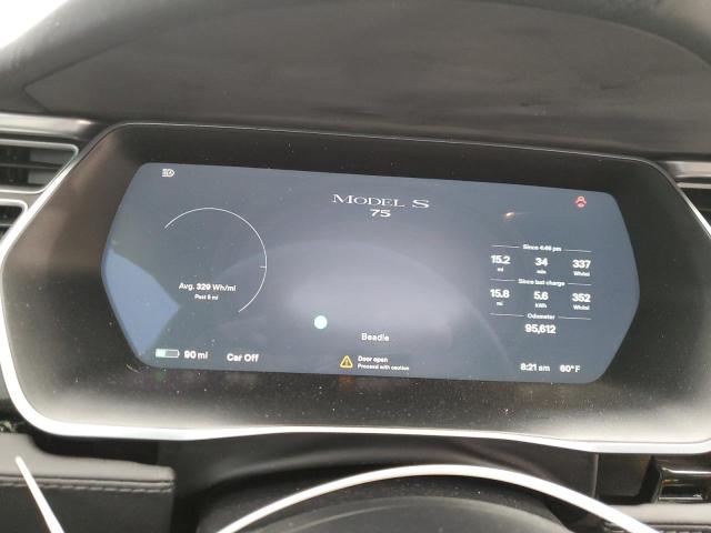 5YJSA1E14HF177290 - 2017 TESLA MODEL S შავი ფოტო 9