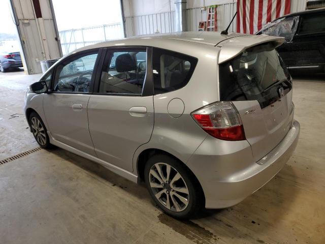 JHMGE8H53CC015950 - 2012 HONDA FIT SPORT SILVER photo 2