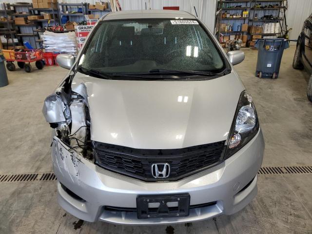 JHMGE8H53CC015950 - 2012 HONDA FIT SPORT SILVER photo 5