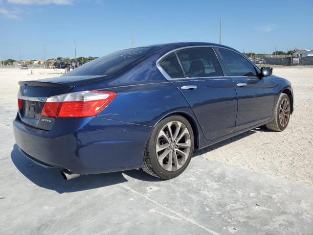 1HGCR2F54FA142633 - 2015 HONDA ACCORD SPORT BLUE photo 3