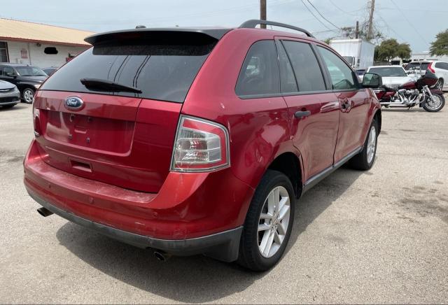 2FMDK36C09BA77022 - 2009 FORD EDGE SE RED photo 4