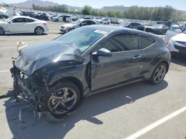 KMHTG6AF5KU020069 - 2019 HYUNDAI VELOSTER BASE GRAY photo 1