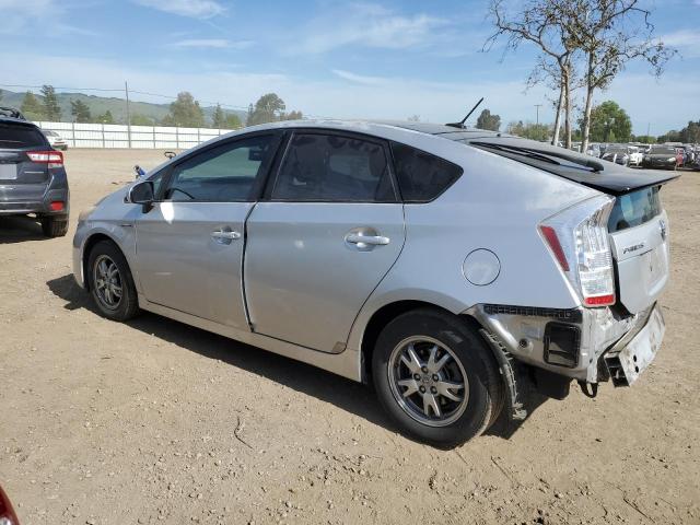 JTDKN3DUXA1267392 - 2010 TOYOTA PRIUS SILVER photo 2