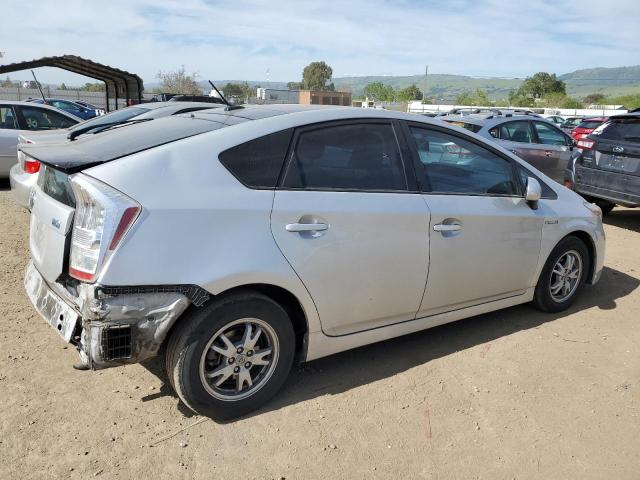 JTDKN3DUXA1267392 - 2010 TOYOTA PRIUS SILVER photo 3