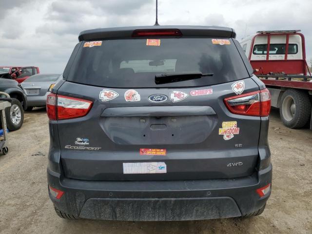 MAJ6S3GL0LC366328 - 2020 FORD ECOSPORT SE 灰色 照片 6