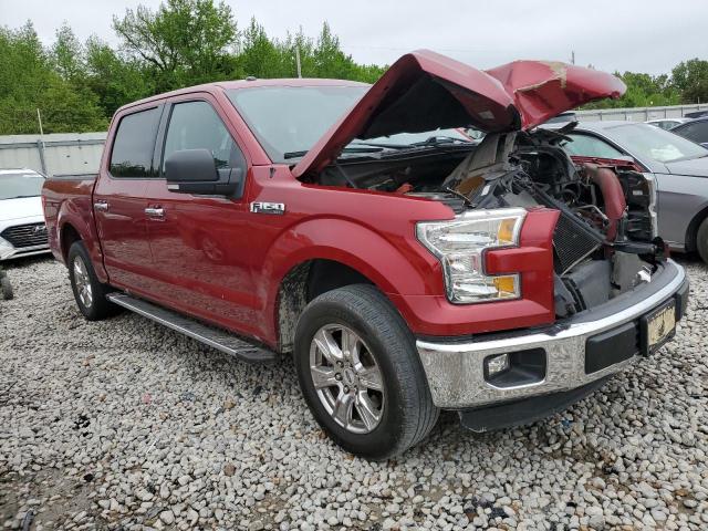 1FTEW1C81FKD32022 - 2015 FORD F150 SUPERCREW RED photo 4