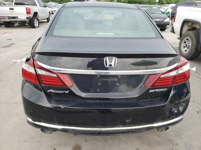 1HGCR2F55HA086849 - 2017 HONDA ACCORD SPORT BLACK photo 6