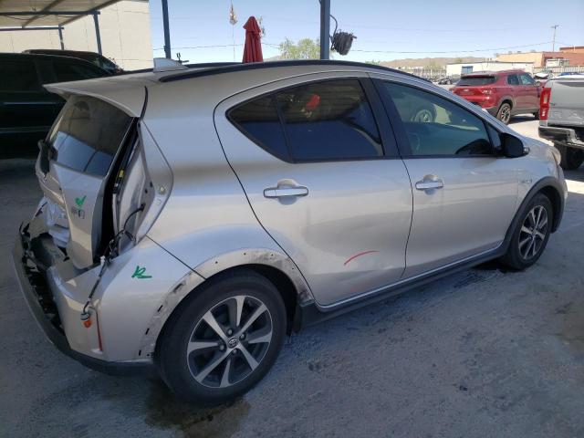 JTDKDTB34J1602286 - 2018 TOYOTA PRIUS C SILVER photo 3