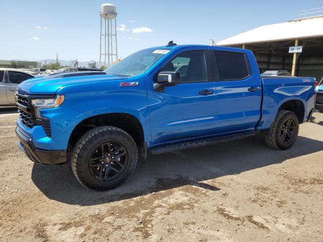 3GCUDFED2NG623272 - 2022 CHEVROLET SILVERADO K1500 LT TRAIL BOSS BLUE photo 1