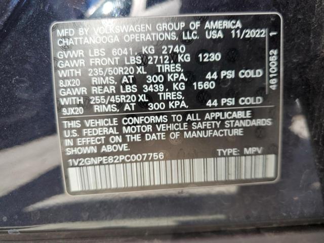 1V2GNPE82PC007756 - 2023 VOLKSWAGEN ID.4 PRO S 黑色 照片 13