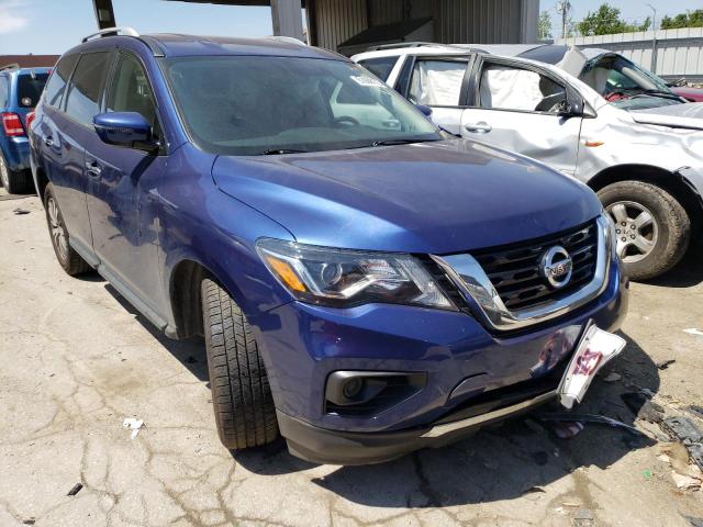 5N1DR2MM3KC642497 - 2019 NISSAN PATHFINDER S BLUE photo 4