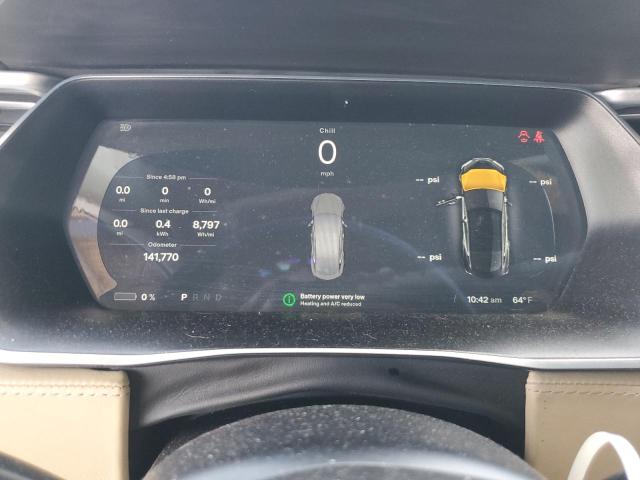 5YJSA1E2XGF169122 - 2016 TESLA MODEL S BLACK photo 9