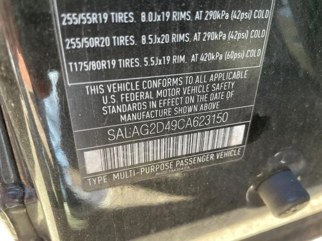 SALAG2D49CA623150 - 2012 LAND ROVER LR4 HSE 黑色 照片 10