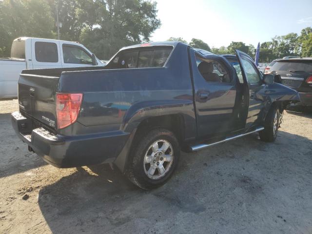 5FPYK16499B102853 - 2009 HONDA RIDGELINE RTS BLUE photo 3