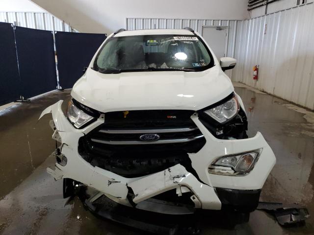 MAJ6S3GL7KC255919 - 2019 FORD ECOSPORT SE WHITE photo 5