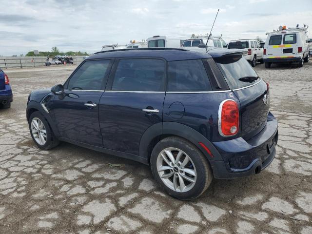 WMWZC3C57CWM27441 - 2012 MINI COOPER S COUNTRYMAN BLUE photo 2