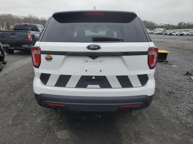 1FM5K8AR8GGC73695 - 2016 FORD EXPLORER POLICE INTERCEPTOR أبيض صورة 6