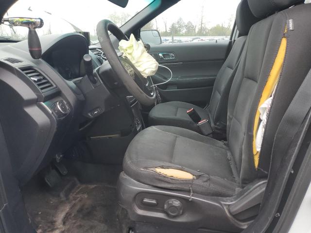 1FM5K8AR8GGC73695 - 2016 FORD EXPLORER POLICE INTERCEPTOR أبيض صورة 7