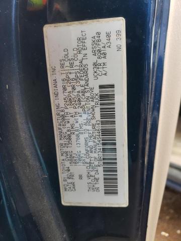 5TBRT34154S446143 - 2004 TOYOTA TUNDRA ACCESS CAB SR5 BLUE photo 12