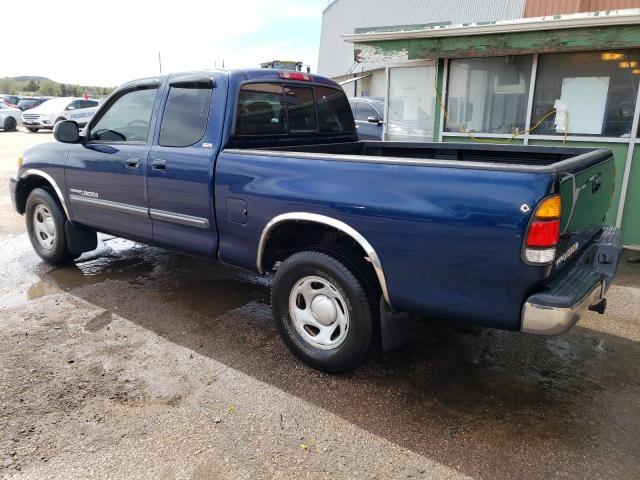 5TBRT34154S446143 - 2004 TOYOTA TUNDRA ACCESS CAB SR5 BLUE photo 2