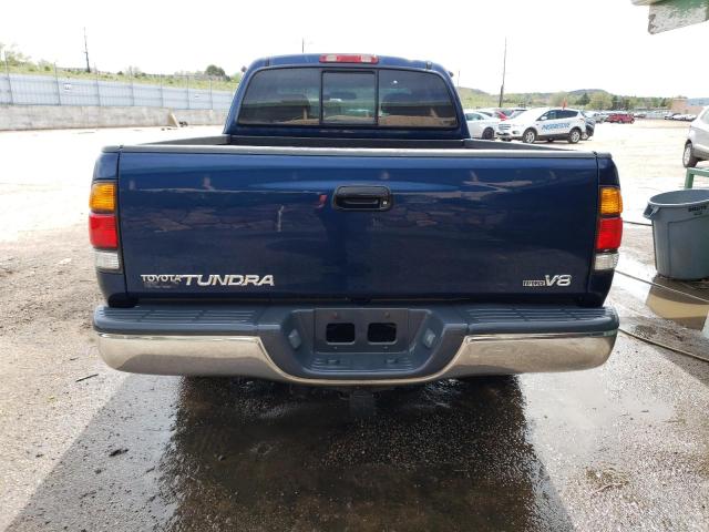 5TBRT34154S446143 - 2004 TOYOTA TUNDRA ACCESS CAB SR5 BLUE photo 6