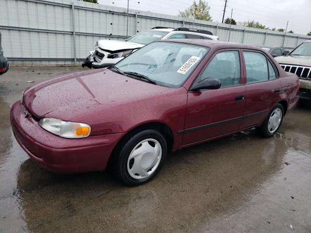 1Y1SK5287WZ416274 - 1998 CHEVROLET GEO PRIZM BASE BURGUNDY photo 1