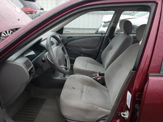 1Y1SK5287WZ416274 - 1998 CHEVROLET GEO PRIZM BASE BURGUNDY photo 7