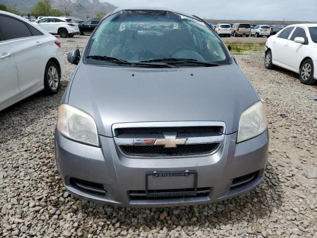 KL1TD56698B159553 - 2008 CHEVROLET AVEO BASE GRAY photo 5