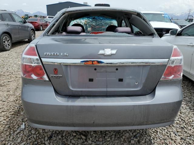 KL1TD56698B159553 - 2008 CHEVROLET AVEO BASE GRAY photo 6