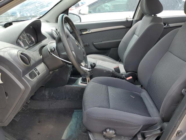 KL1TD56698B159553 - 2008 CHEVROLET AVEO BASE GRAY photo 7