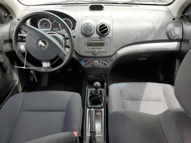 KL1TD56698B159553 - 2008 CHEVROLET AVEO BASE GRAY photo 8