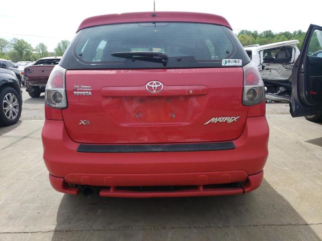 2T1KR32E15C364286 - 2005 TOYOTA COROLLA MA XR RED photo 6