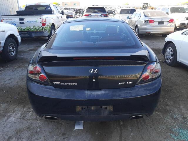 KMHHN66F77U254371 - 2007 HYUNDAI TIBURON GT BLACK photo 6