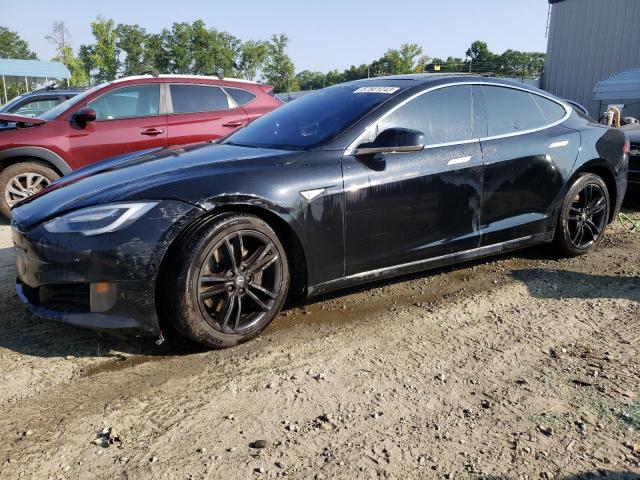 5YJSA1E12GF156078 - 2016 TESLA MODEL S შავი ფოტო 1