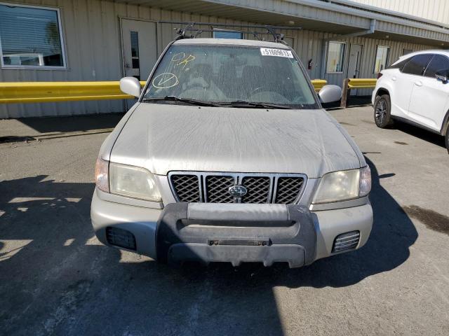 JF1SF65631H733871 - 2001 SUBARU FORESTER S GRAY photo 5