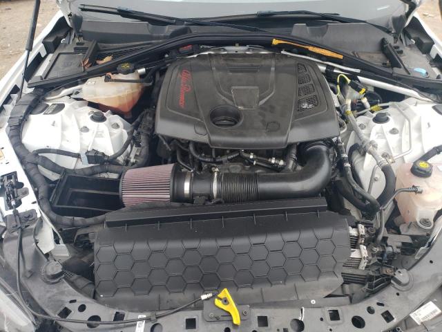 ZARFAEDN6H7540276 - 2017 ALFA ROMEO GIULIA Q4 თეთრი ფოტო 11