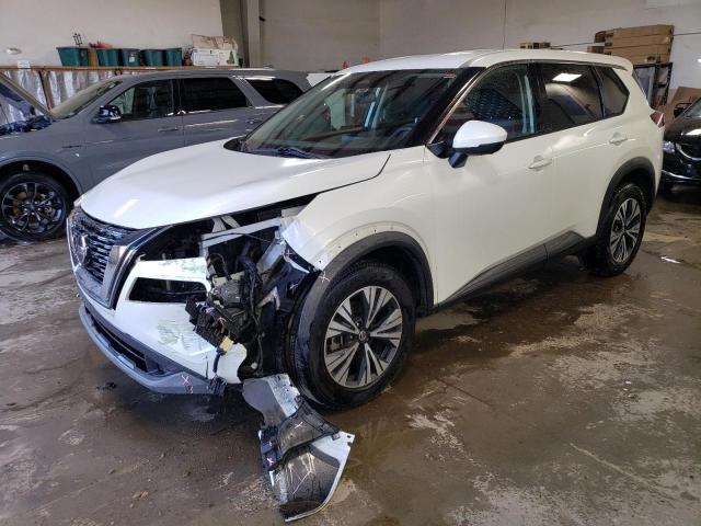 5N1AT3BA8MC729785 - 2021 NISSAN ROGUE SV WHITE photo 1