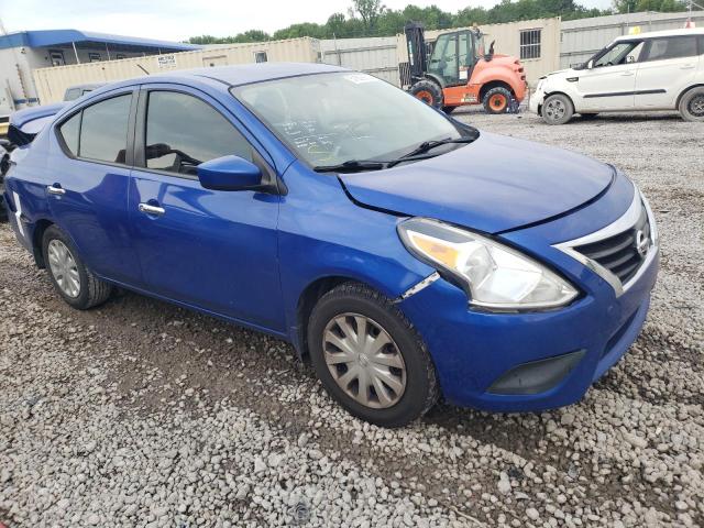 3N1CN7AP9HL832649 - 2017 NISSAN VERSA S BLUE photo 4