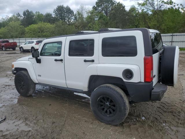 5GTDN13E678131454 - 2007 HUMMER H3 WHITE photo 2