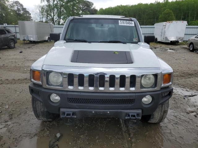 5GTDN13E678131454 - 2007 HUMMER H3 WHITE photo 5