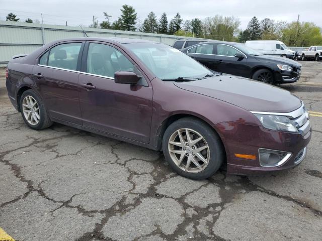 3FAHP0JA5CR352863 - 2012 FORD FUSION SEL BURGUNDY photo 4