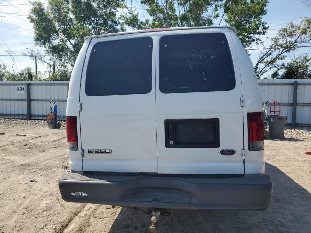 1FTNS24L26DB37944 - 2006 FORD ECONOLINE E250 VAN WHITE photo 6