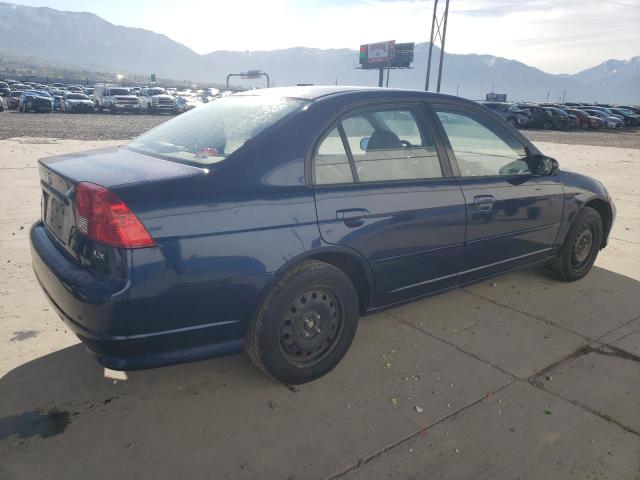 2HGES16594H566735 - 2004 HONDA CIVIC LX BLUE photo 3