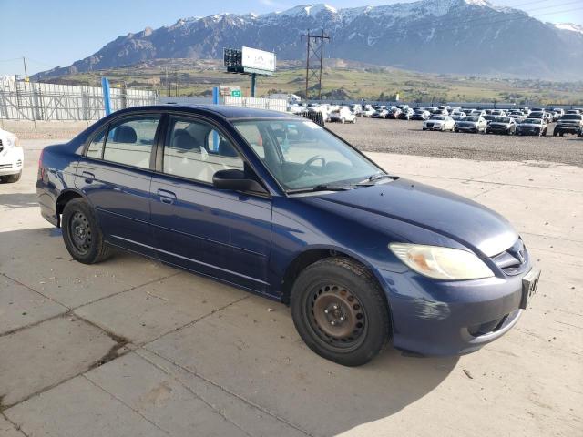 2HGES16594H566735 - 2004 HONDA CIVIC LX BLUE photo 4