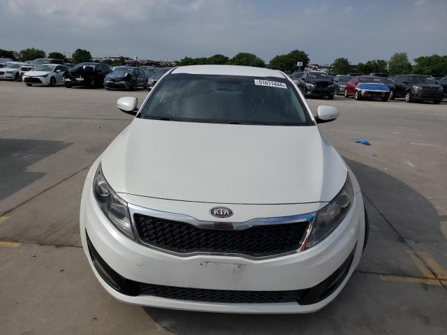 KNAGN4A72B5118993 - 2011 KIA OPTIMA EX WHITE photo 5