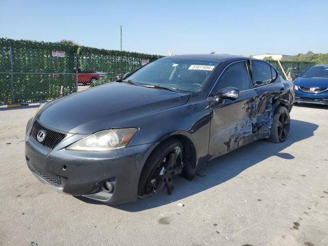 JTHBF5C29B5149044 - 2011 LEXUS IS 250 CHARCOAL photo 1