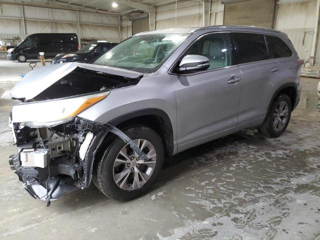 5TDKKRFH9FS083812 - 2015 TOYOTA HIGHLANDER XLE SILVER photo 1